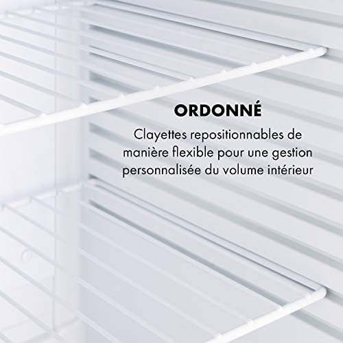 Klarstein Mini frigo de chambre 30L silencieux, réglable 5-15°C