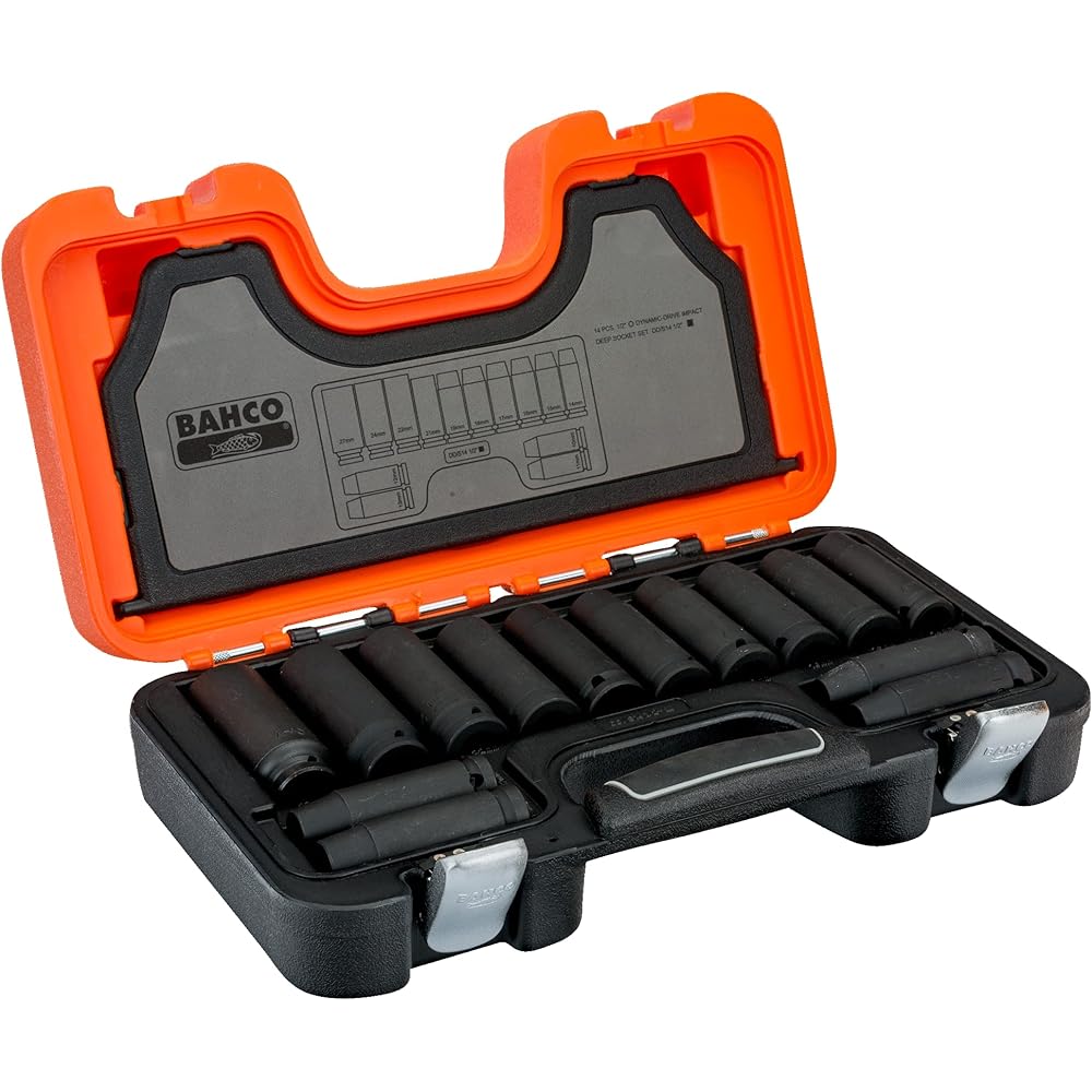 Bahco DD/S14 - Coffret Douilles Chocs Longues : Bricolage