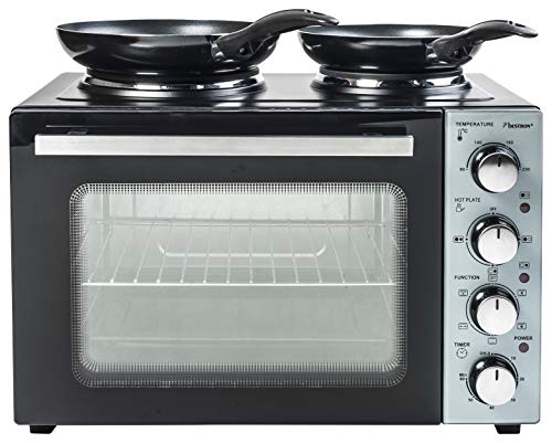 Bestron Cuisinière électrique avec four et plaques 3200W