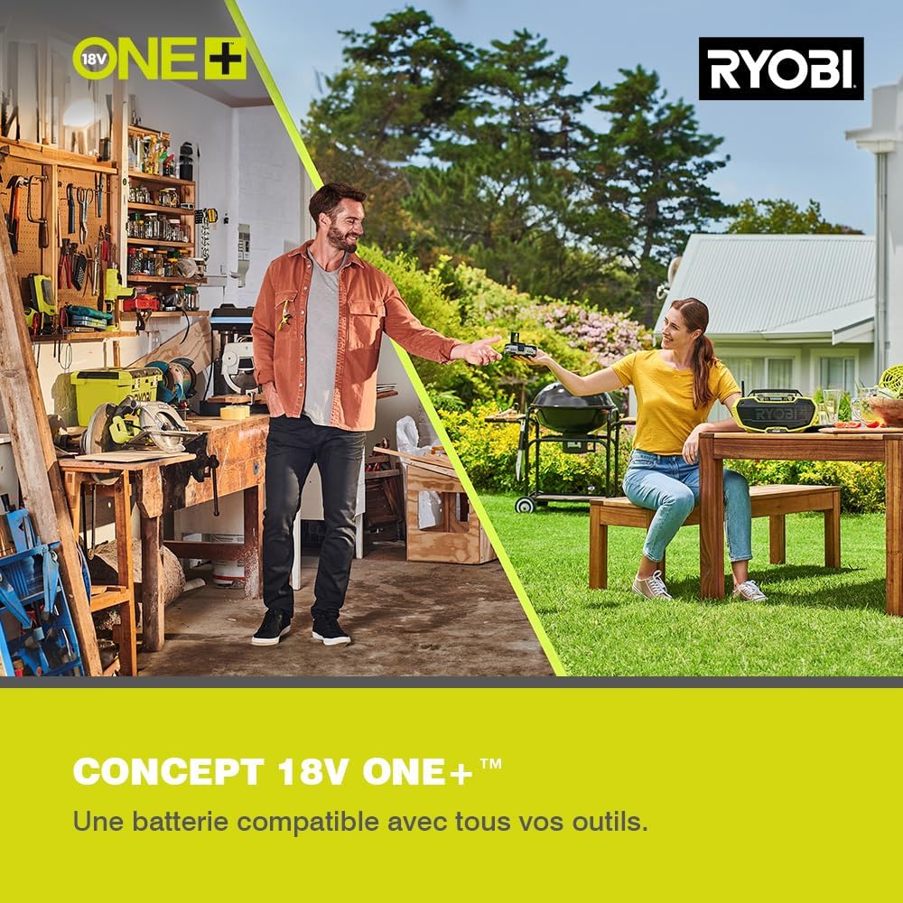 RYOBI Balayeuse motorisée 18V 53cm