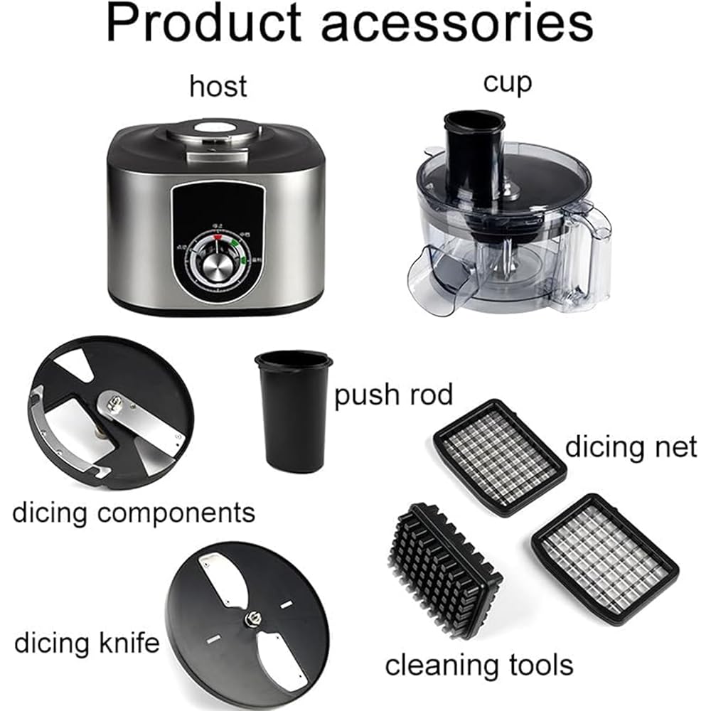 Robot culinaire électrique 5L 600W pour fruits et légumes
