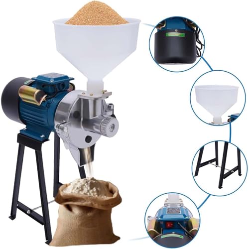 Broyeur à grains électrique commercial 2200W réglable