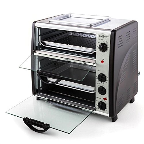 OneConcept All You Can Eat Four électrique 42L, 2 plaques