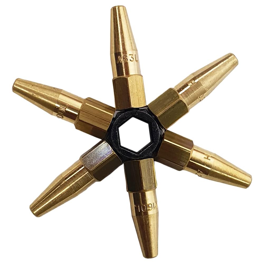 Express, 2905, Soudure Oxygène et Acétylène, Kit Soudeur Koro avec 1 Chalumeau + 5 m de Tuyau avec 1 Anti-Retour Pare-Flamme + 2 Détendeurs + 1 Etoile 6 Becs + 1 Allumeur : Bricolage