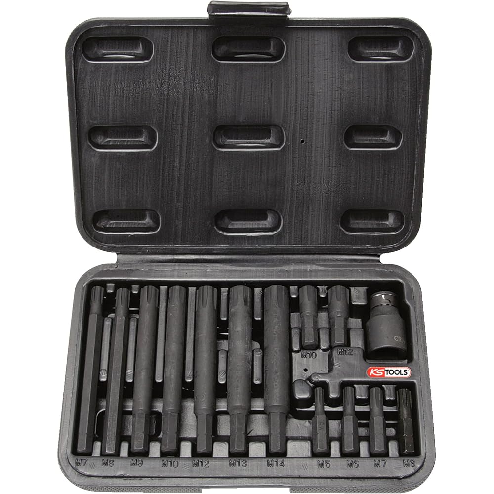 KS Tools 911.4306 Jeu d'embout à choc à cannelures type (RIBE) spécial Fiat ou alfa roméo : Bricolage