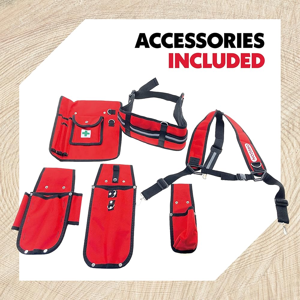 Oregon Ceinture à Outils avec Bretelles pour la Sylviculture, le Jardinage et le Bricolage, taille unique : Bricolage