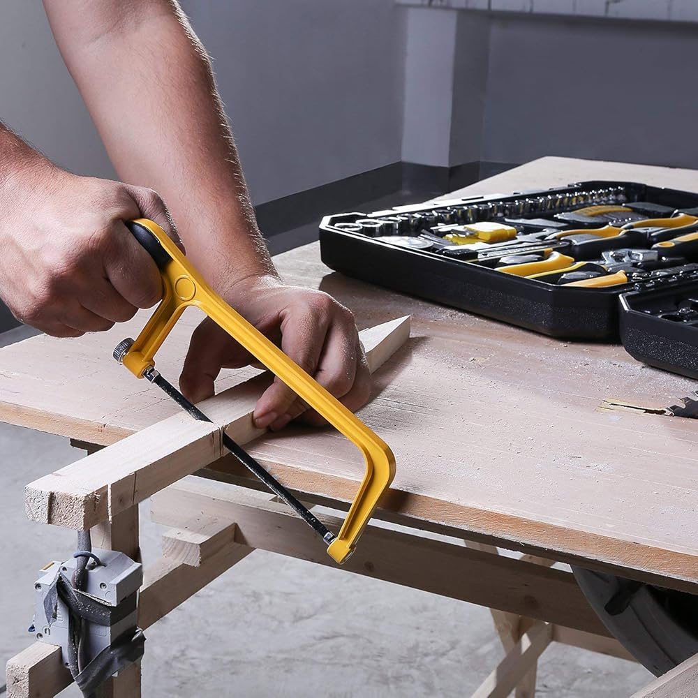 DEKO Caisse a Outil 228 Pièces, Malette Boite Coffret Complete Bricolage Portable Marteau Pinces Tournevis Clé Douille Ruban Mesurer Testeur Électrique Stylo Kits Réparation Combiné : Bricolage