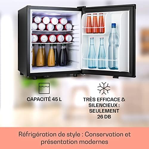Klarstein Mini frigo de chambre 30L silencieux, réglable 5-15°C