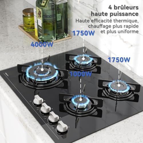 Magicplux Plaque de cuisson gaz 2 feux 4300W