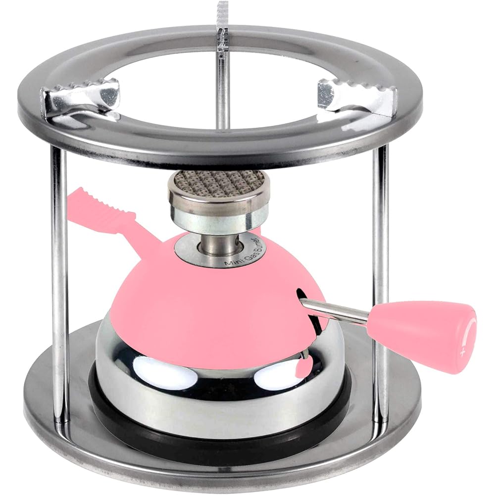 BLUEFIRE Mini brûleur au butane pour siphons de table avec support de four et support de montage en céramique, tête de chalumeau, portable, cuisinière à café, cafetière, soupière, fondue : Cuisine et Maison