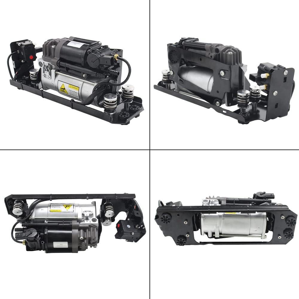 AIRSUSFAT Compresseur de suspension pneumatique avec support et bloc de valve pour BMW Série 7 F02 F11 37206784137, 37206789165, 37206789450 37206794465, 37206864215 : Auto et Moto