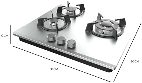 Cecotec Plaque gaz Bolero Squad G 4200S inox 4 foyers