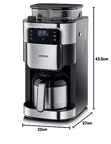 Severin KA 4814 Cafetière filtre avec broyeur 8 tasses