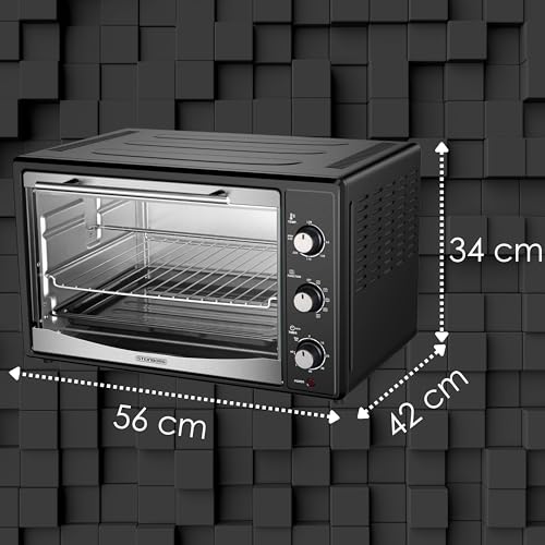 Mini four 45L chaleur tournante avec tournebroche 1800W