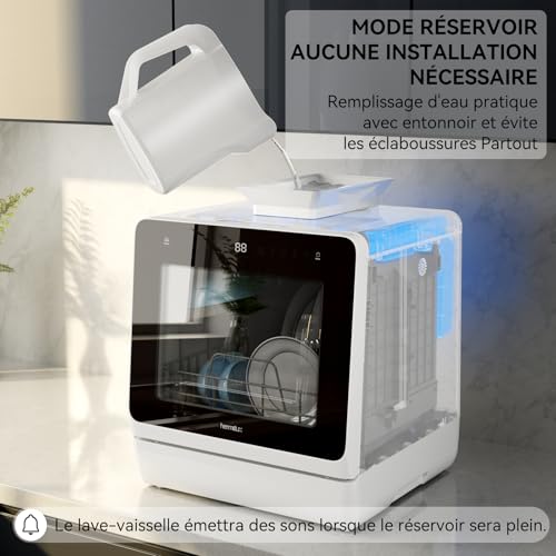 Hermitlux Mini lave-vaisselle de table 5 couverts