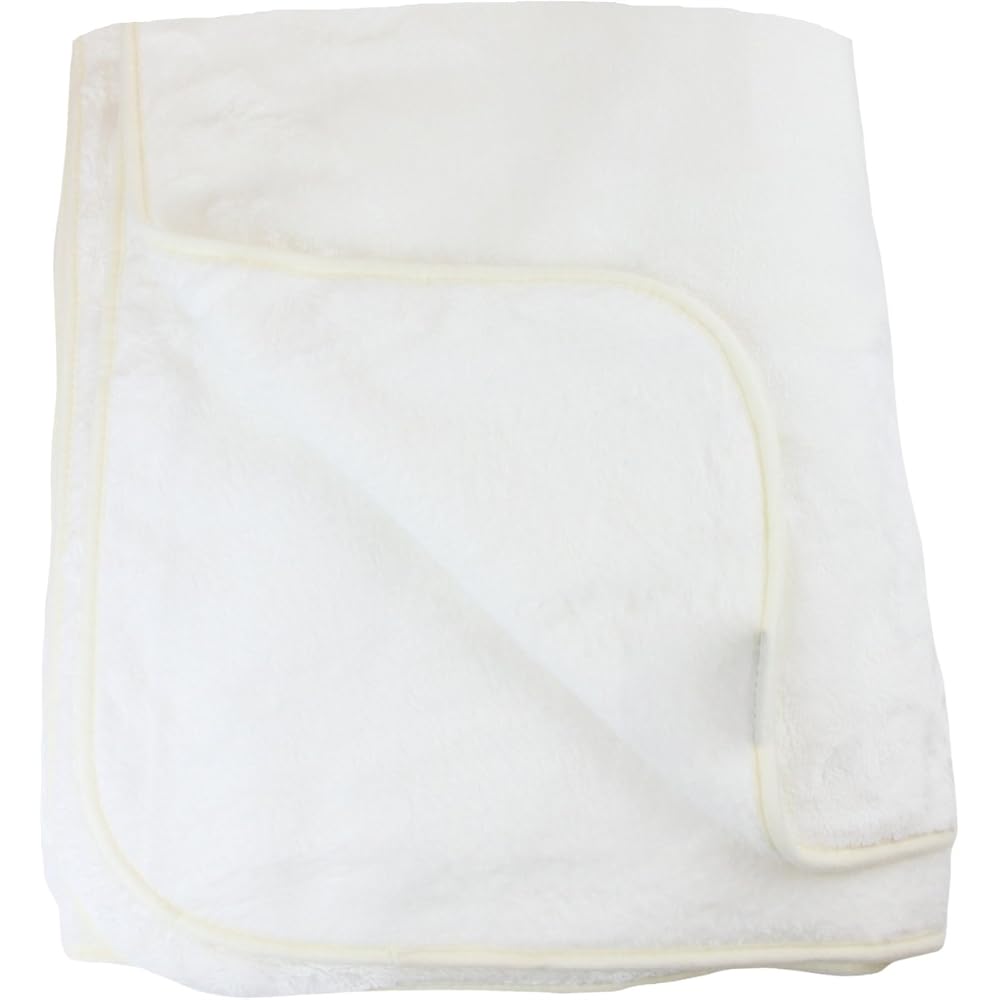 Amago - Couverture Extra Douce, Sensation Cachemire, 220 x 240 cm - Blanc Laine : Cuisine et Maison