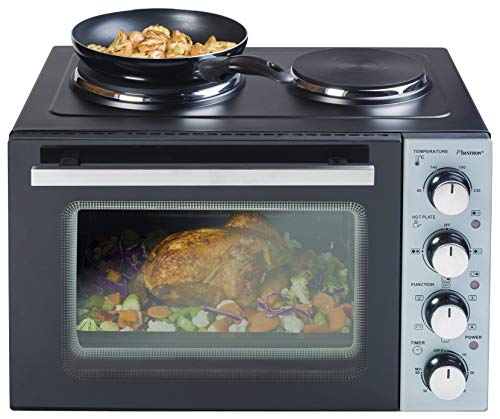Bestron Cuisinière électrique avec four et plaques 3200W