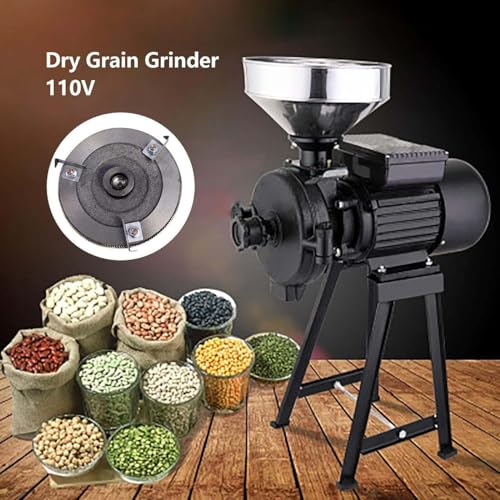 Moulin à grains électrique commercial 3000W pour céréales