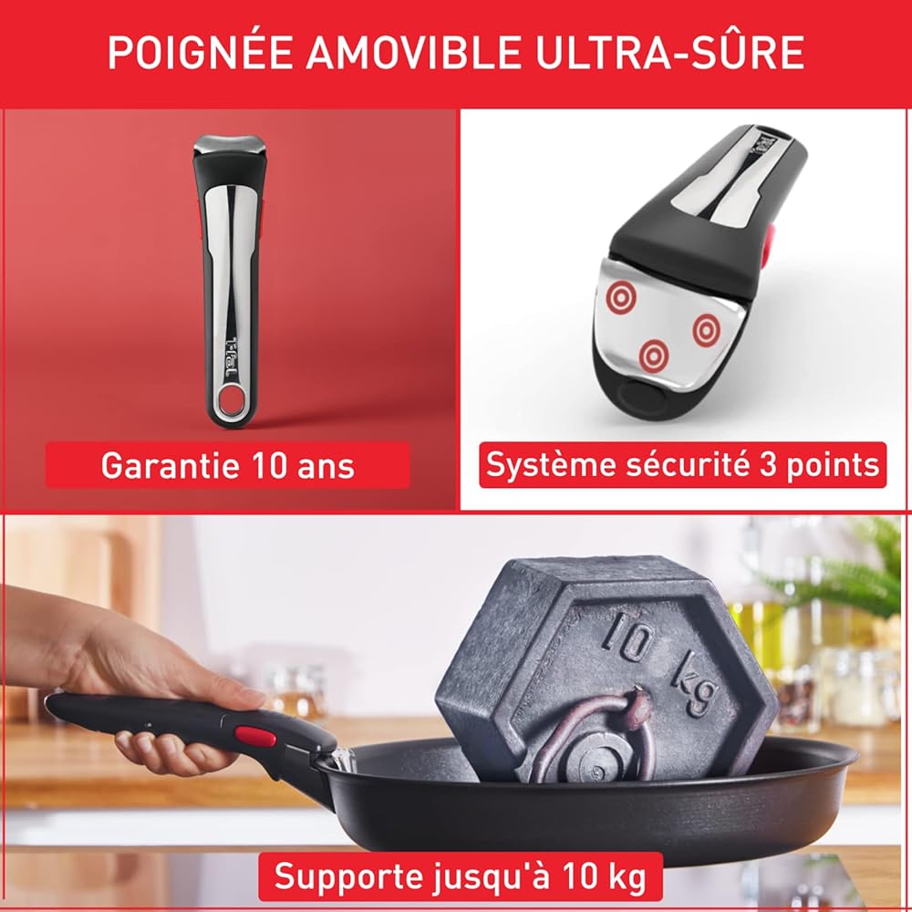 Tefal Ingenio Batterie de cuisine 20 pièces, induction