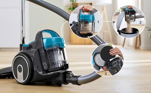 Bosch BGS05X240 Aspirateur traîneau sans sac compact