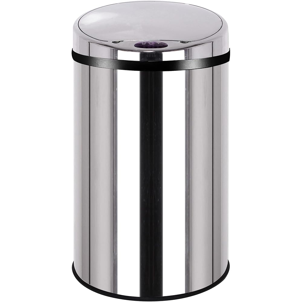 Poubelle de cuisine automatique 30L ARTIC en acier Inox avec seau : Cuisine et Maison