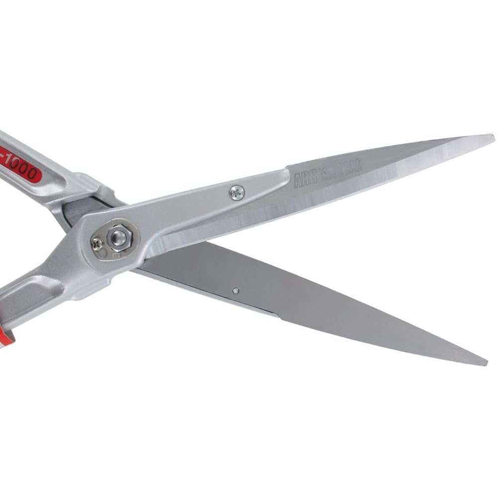 ARS KR-1000 Cisaille à haie ultra légère avec lames tranchantes et poignées confortables : Jardin