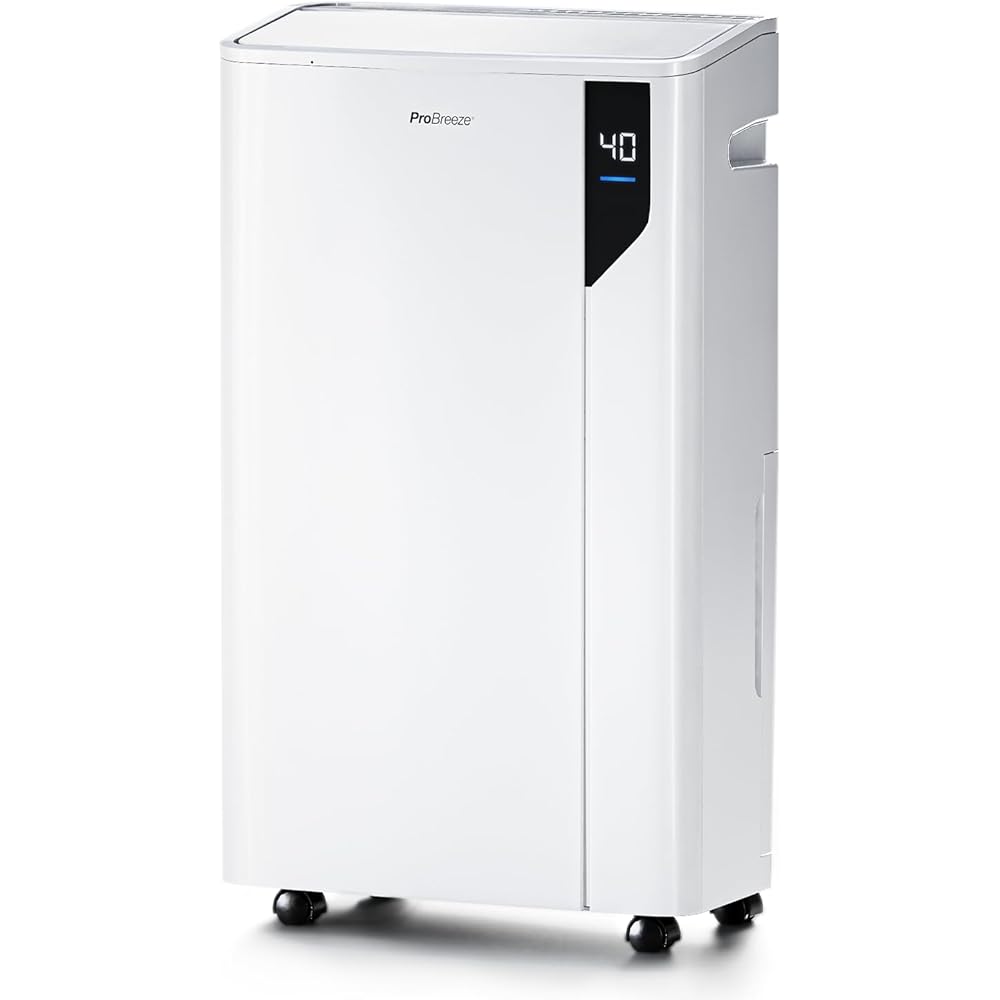 Pro Breeze Déshumidificateur d Air 20L/Jour - Deshumidificateur économe en énergie avec Mode Séchage des Vetements, Capteur et indicateur d'humidité, Filtre - Absorbeur d'humidité et moisissures : Cuisine et Maison