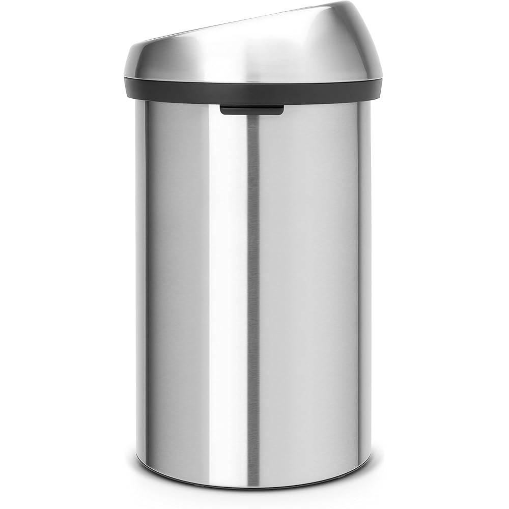 Brabantia Touch Bin Poubelle - Inox Acier Mat - 60L : Cuisine et Maison