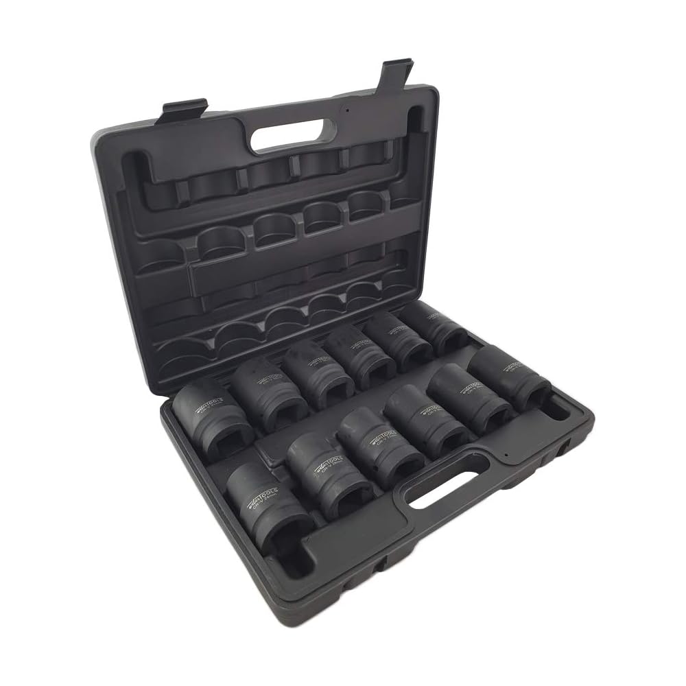Jeu de 12 douilles pour clé à choc 3/4" 24-41 mm : Bricolage