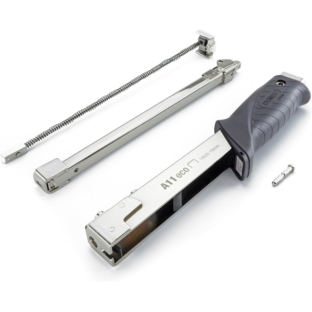 Tacwise 1185 A11 Marteau Agrafeur avec 75.000 Agrafes 140/10mm, Utilise les Agrafes de Type 140/6 - 10mm : Bricolage