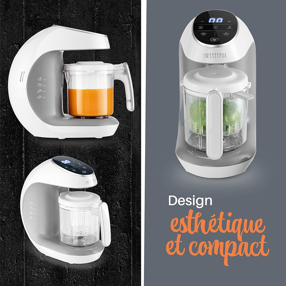 Sweety Fox Robot cuiseur mixeur bébé 7-en-1 multifonction