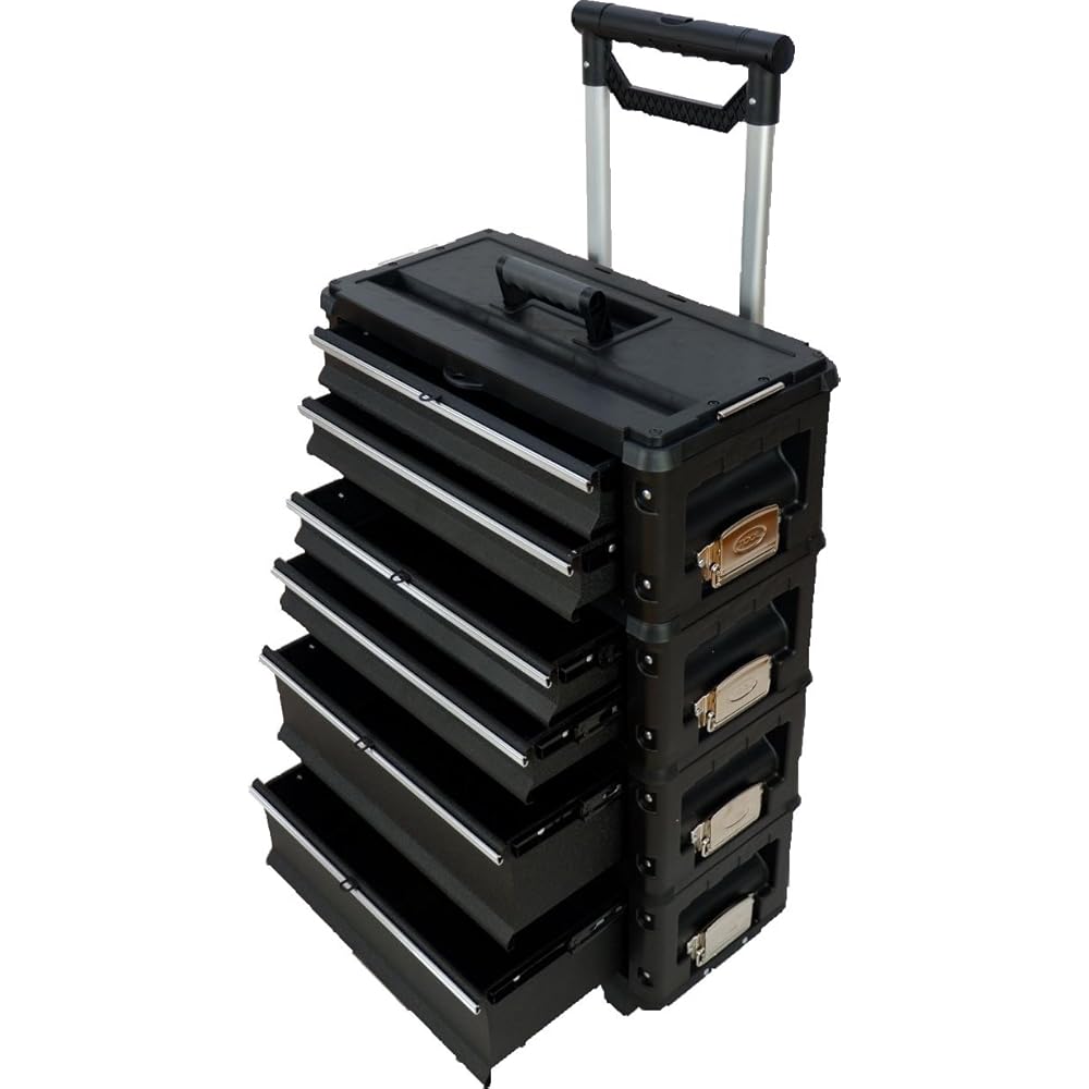 ASS Métal Outil Trolley XXL type B4-B avec serrure à tiroir et verrouillage : Commerce, Industrie et Science