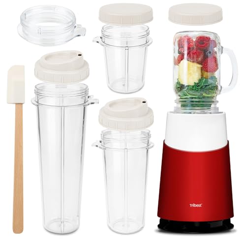 Personal Blender Tribest PB430   Rouge : Cuisine et Maison