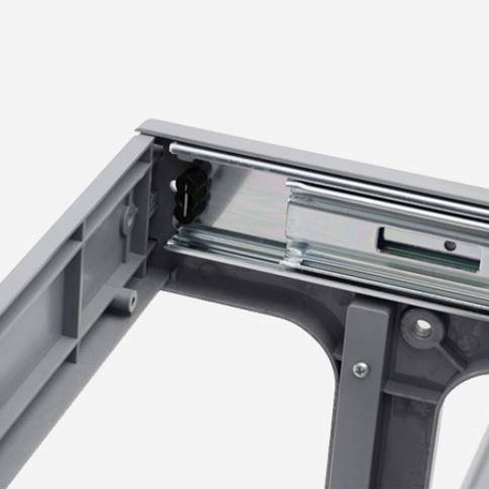 Poubelle de recyclage pour meuble de cuisine, poubelle sous évier 20 L, fixation inférieure et retrait manuel, poubelle amovible, avec couvercle : Cuisine et Maison