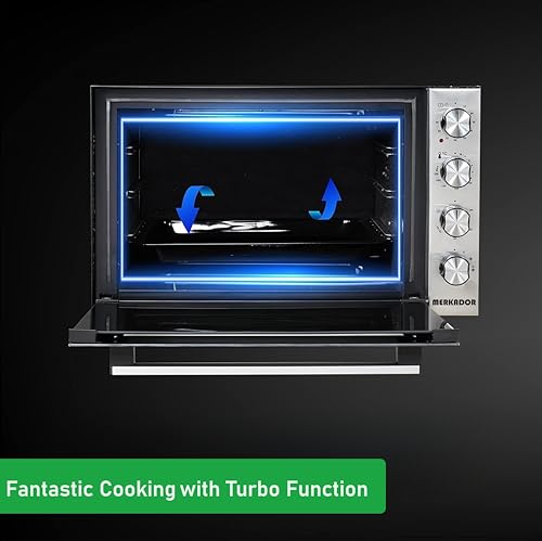 Merkador Four autonome XXL 70L, 2000W avec rôtisserie