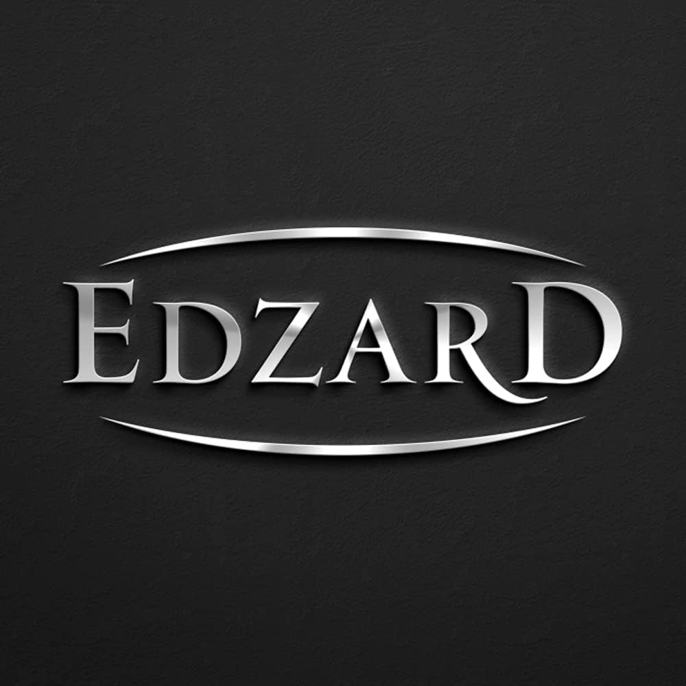 Edzard Plateau de Service Alaska en Acier Inoxydable, Rond, diamètre 32 cm : Cuisine et Maison