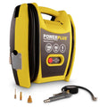 Powerplus POWX1705 - Compresseur 1100 W + 5 uds sans Huile Jaune : Bricolage