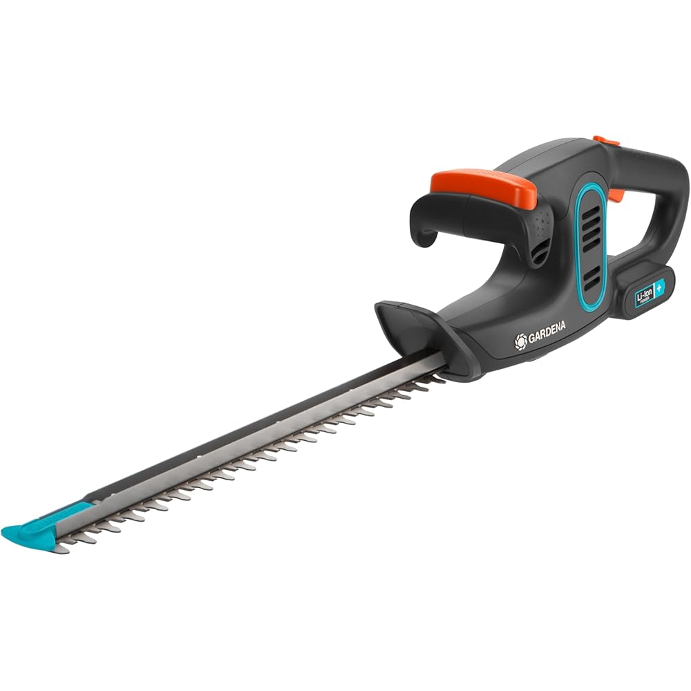 Gardena Taille-Haies EasyCut Li : Taille-buissons avec Batterie puissante de 14,4 V Li-ION, poignée ErgoTec et butée d'arrêt (9836-20) : Bricolage