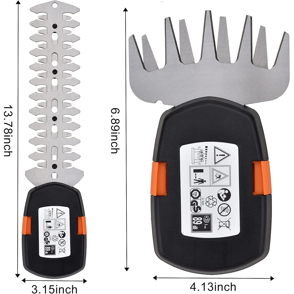 Taille-Haies, LIGO Cisaille à Gazon sans Fil de 20 V, 2 en 1 Sculpte-Haies et Taille-Herbes avec Batterie de 2 000 mAh et Chargeur pour Bordures de Pelouse et Arbustes : Bricolage