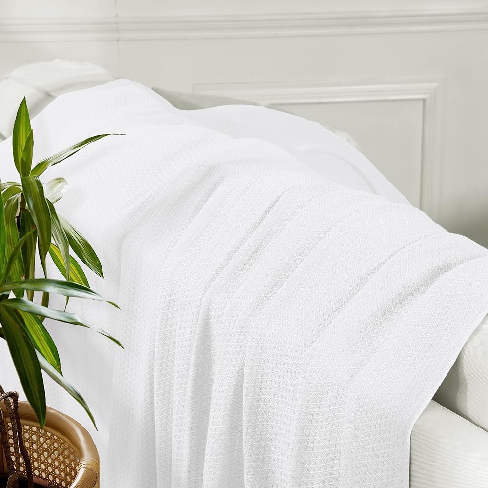 VHOME Couverture rafraîchissante pour dormir à chaud, 100 % bambou, couverture d'été pour adultes et enfants, légère et respirante, pour lit, canapé et partout : Cuisine et Maison