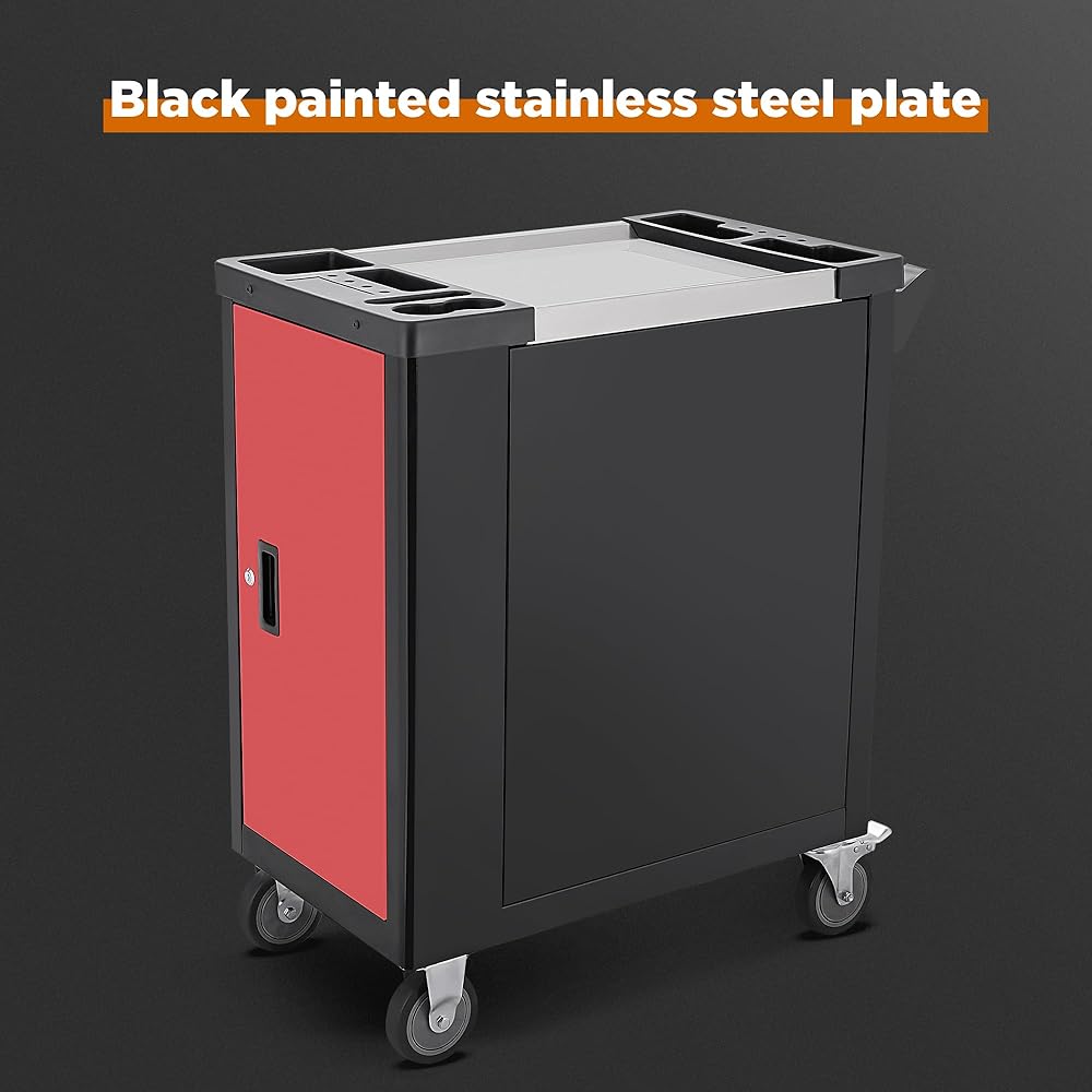 North-Cittie 7-Box XXL Edition Chariot à Outils avec 256 Pièces D'outils Professionnels, Idéal pour I'atelier, la Maison, Le Chariot Qui Vous Donne Un Monde de Bricolage Plus Ordonné : Bricolage