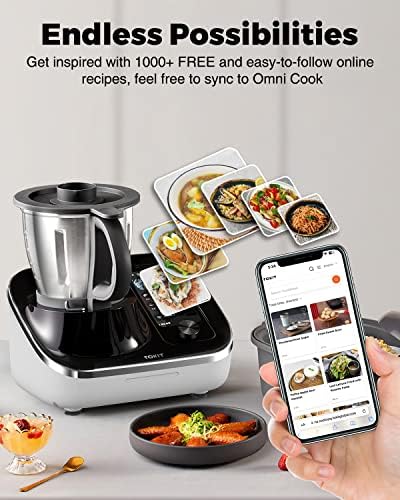 TOKIT Omni Cook Robot de cuisine multifonction tout-en-un