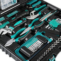 Caisse Outils Complete 198 Pièces, Boîte à Outils de 198 Pièces, jeu d'outils à Main, jeu de Tournevis avec Clé à Cliquet, Boîte à Outils pour la Maison, Réparation Automobile, Boîte à Outils Portable : Bricolage