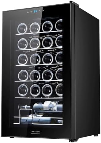 Cecotec Cave à vin Bolero GrandSommelier 2050 Inox 20 bouteilles