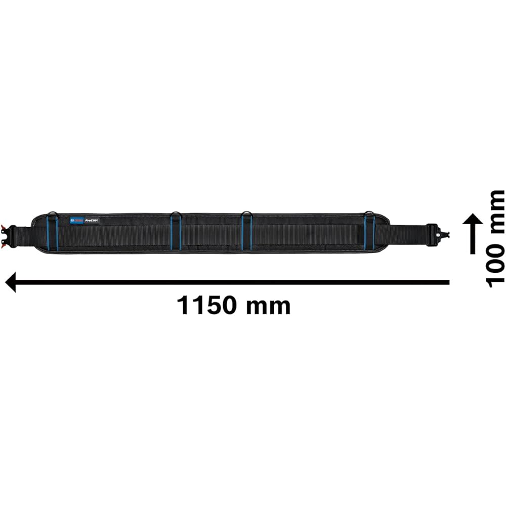 Bosch Professional set ceinture porte-outils ProClick avec 1 ceinture 93 (taille S/M), 1 sacoche GWT 4, 1 sacoche GWT 2, 2 supports ProClick : Bricolage
