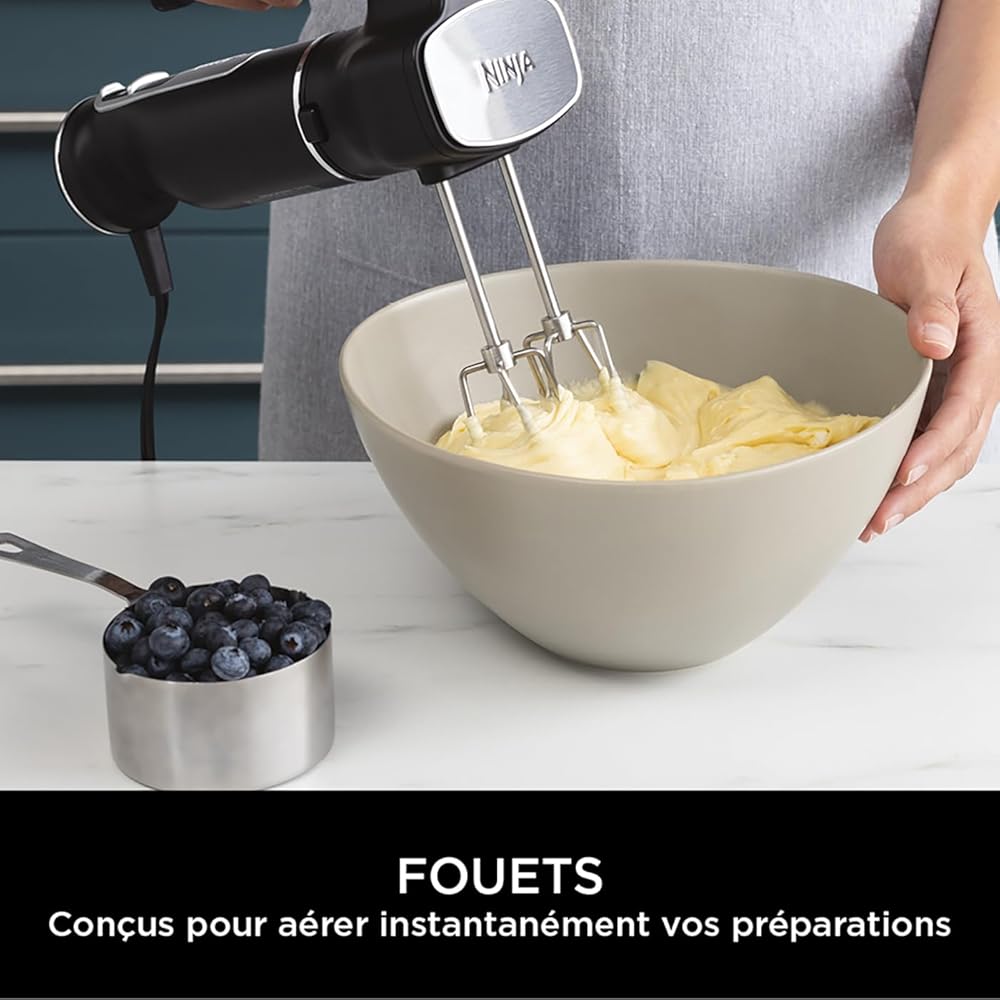 Ninja Foodi Mixeur et Hachoir à Main 3-en-1 850W