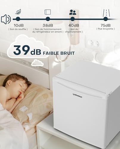 Upstreman 46L Mini frigo avec congélateur