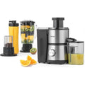 Petra PT4294VDEEU7 Blender Multifonction 4 en 1, Sans BPA Extracteur de Jus Électrique, Moulin pour Café/Épices, Nettoyage Facile, Polyvalent Machine à jus, 1L & 600ml Bouteille, 2 Vitesses, 400W : Cuisine et Maison