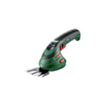 Bosch Home and Garden Cisaille Taille-Herbes sans Fil - Isio Set (3,6 V, Largeur de Lame : 8 cm, dans Sac Souple) Vert : Jardin