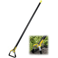 QQY Binette à étrier, binette de jardin, outil de jardinage en acier inoxydable aiguisé, binette ergonomique à long manche réglable (2,4 m) : Jardin